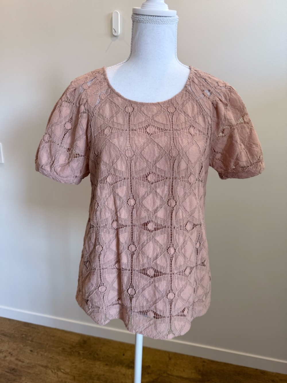 Anthropologie Maeve Sylvie Lace Top Size Medium Victorian Romantic Ethereal Chic